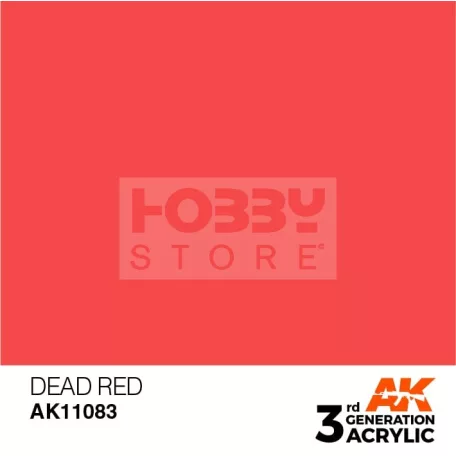 AK-Interactive - Acrylics 3rd generation Dead Orange 17ml - akrilfesték AK11083