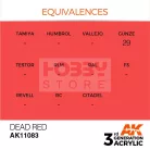 AK-Interactive - Acrylics 3rd generation Dead Orange 17ml - akrilfesték AK11083