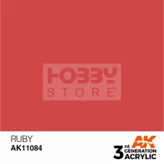   AK-Interactive - Acrylics 3rd generation Ruby 17ml - akrilfesték AK11084