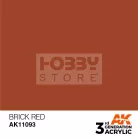 AK-Interactive - Acrylics 3rd generation Brick Red 17ml - akrilfesték AK11093