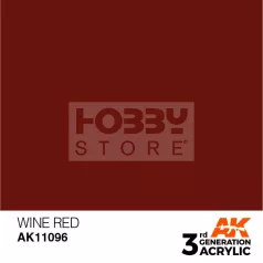   AK-Interactive - Acrylics 3rd generation Wine Red 17ml - akrilfesték AK11096