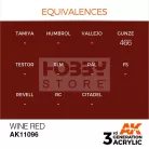 AK-Interactive - Acrylics 3rd generation Wine Red 17ml - akrilfesték AK11096
