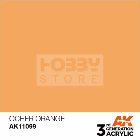 AK-Interactive - Acrylics 3rd generation Ocher Orange 17ml - akrilfesték AK11099