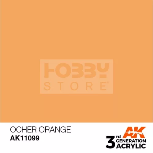 AK-Interactive - Acrylics 3rd generation Ocher Orange 17ml - akrilfesték AK11099