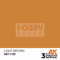   AK-Interactive - Acrylics 3rd generation Light Brown 17ml - akrilfesték AK11100