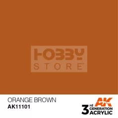   AK-Interactive - Acrylics 3rd generation Orange Brown 17ml - akrilfesték AK11101
