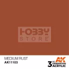 AK-Interactive - Acrylics 3rd generation Medium Rust 17ml - akrilfesték AK11103