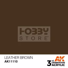   AK-Interactive - Acrylics 3rd generation Leather Brown 17ml - akrilfesték AK11110