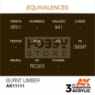 AK-Interactive - Acrylics 3rd generation Burnt Umber 17ml - akrilfesték AK11111