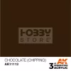 AK-Interactive - Acrylics 3rd generation Chocolate (Chipping) 17ml - akrilfesték AK11113