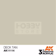   AK-Interactive - Acrylics 3rd generation Deck Tan 17ml - akrilfesték AK11114