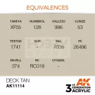 AK-Interactive - Acrylics 3rd generation Deck Tan 17ml - akrilfesték AK11114