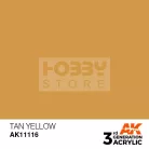 AK-Interactive - Acrylics 3rd generation Tan Yellow 17ml - akrilfesték AK11116
