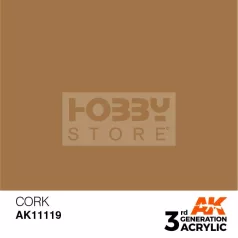   AK-Interactive - Acrylics 3rd generation Cork 17ml - akrilfesték AK11119