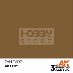   AK-Interactive - Acrylics 3rd generation Tan Earth 17ml - akrilfesték AK11121