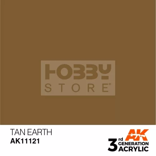 AK-Interactive - Acrylics 3rd generation Tan Earth 17ml - akrilfesték AK11121