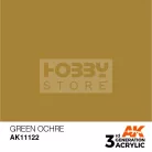 AK-Interactive - Acrylics 3rd generation Green Ocher 17ml - akrilfesték AK11122