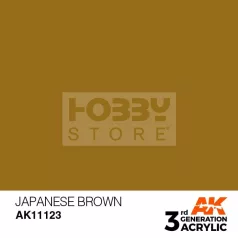   AK-Interactive - Acrylics 3rd generation Japanese Uniform Brown 17ml - akrilfesték AK11123