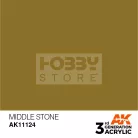 AK-Interactive - Acrylics 3rd generation Middle Stone 17ml - akrilfesték AK11124