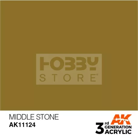 AK-Interactive - Acrylics 3rd generation Middle Stone 17ml - akrilfesték AK11124