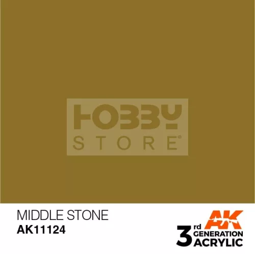 AK-Interactive - Acrylics 3rd generation Middle Stone 17ml - akrilfesték AK11124