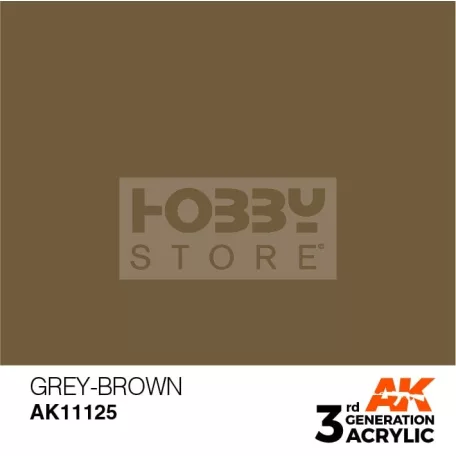 AK-Interactive - Acrylics 3rd generation Khaki Grey 17ml - akrilfesték AK11125