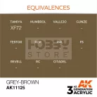 AK-Interactive - Acrylics 3rd generation Khaki Grey 17ml - akrilfesték AK11125