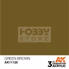 AK-Interactive - Acrylics 3rd generation Green-Brown 17ml - akrilfesték AK11126