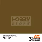 AK-Interactive - Acrylics 3rd generation British Khaki 17ml - akrilfesték AK11127