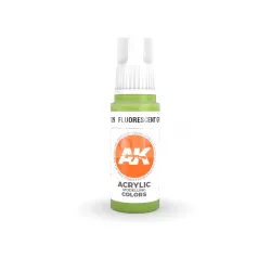   AK-Interactive - Acrylics 3rd generation Fluorescent Green 17ml - akrilfesték AK11129