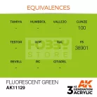 AK-Interactive - Acrylics 3rd generation Fluorescent Green 17ml - akrilfesték AK11129