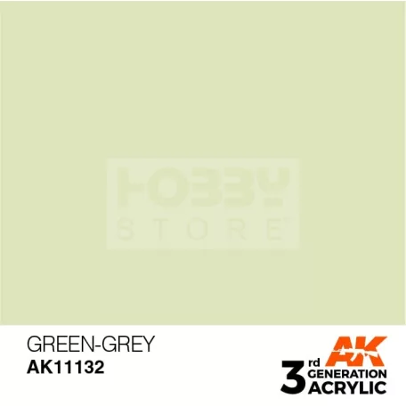 AK-Interactive - Acrylics 3rd generation Green-Grey 17ml - akrilfesték AK11132