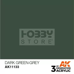   AK-Interactive - Acrylics 3rd generation Dark Green-Grey 17ml - akrilfesték AK11133
