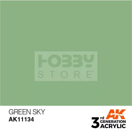 AK-Interactive - Acrylics 3rd generation Green Sky 17ml - akrilfesték AK11134