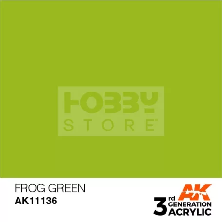 AK-Interactive - Acrylics 3rd generation Frog Green 17ml - akrilfesték AK11136