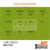 AK-Interactive - Acrylics 3rd generation Lime Green 17ml - akrilfesték AK11137