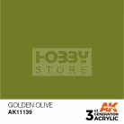 AK-Interactive - Acrylics 3rd generation Golden Olive 17ml - akrilfesték AK11139