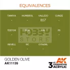 AK-Interactive - Acrylics 3rd generation Golden Olive 17ml - akrilfesték AK11139