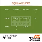 AK-Interactive - Acrylics 3rd generation Grass Green 17ml - akrilfesték AK11140