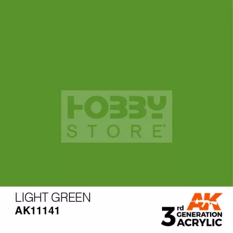 AK-Interactive - Acrylics 3rd generation Light Green 17ml - akrilfesték AK11141