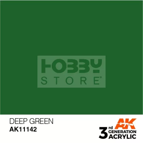 AK-Interactive - Acrylics 3rd generation Deep Green 17ml - akrilfesték AK11142