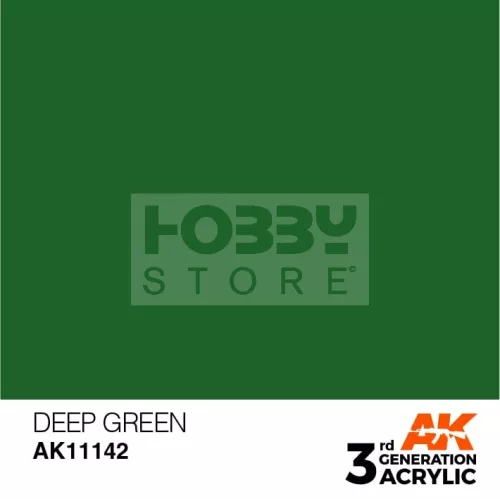 AK-Interactive - Acrylics 3rd generation Deep Green 17ml - akrilfesték AK11142