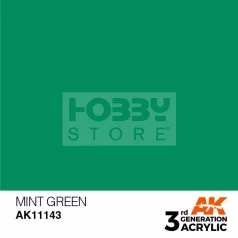   AK-Interactive - Acrylics 3rd generation Mint Green 17ml - akrilfesték AK11143
