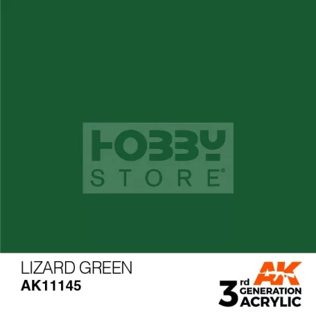 AK-Interactive - Acrylics 3rd generation Lizard Green 17ml - akrilfesték AK11145