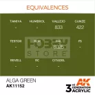 AK-Interactive - Acrylics 3rd generation Alga Green 17ml - akrilfesték AK11152