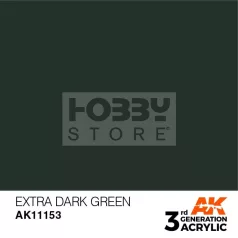   AK-Interactive - Acrylics 3rd generation Faded Olive Green 17ml - akrilfesték AK11153