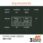 AK-Interactive - Acrylics 3rd generation Faded Olive Green 17ml - akrilfesték AK11153
