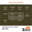 AK-Interactive - Acrylics 3rd generation German Field Grey 17ml - akrilfesték AK11154