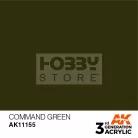 AK-Interactive - Acrylics 3rd generation Command Green 17ml - akrilfesték AK11155
