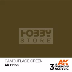   AK-Interactive - Acrylics 3rd generation Camouflage Green 17ml - akrilfesték AK11156